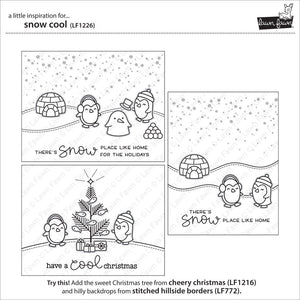 Lawn Fawn - SNOW COOL - Lawn Cuts DIES - Hallmark Scrapbook - 4