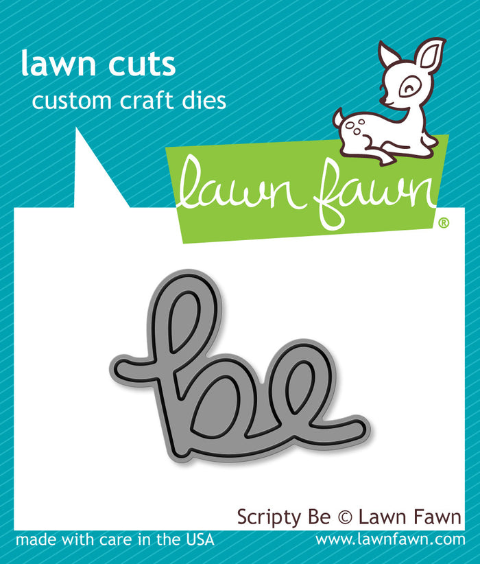 Lawn Fawn - Scripty BE - LAWN CUTS Dies*
