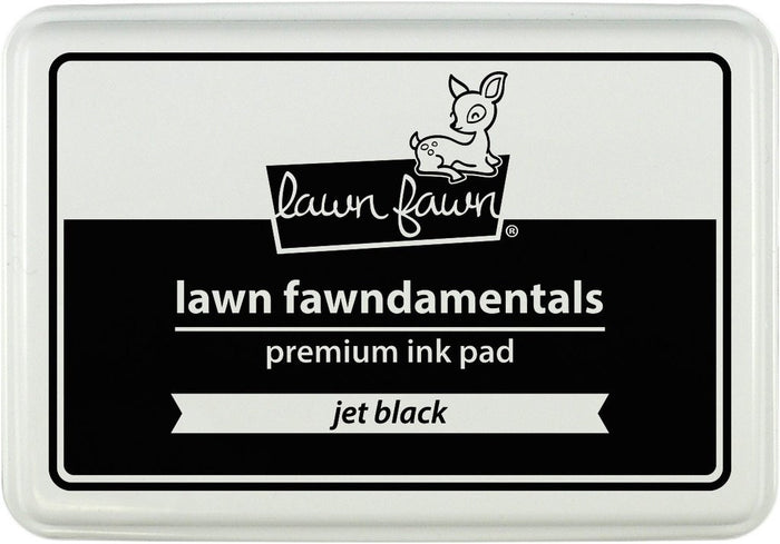 Lawn Fawn JET BLACK Premium Dye Ink Pad Fawndamentals