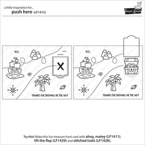 Lawn Fawn - PUSH HERE - Clear Stamps Set