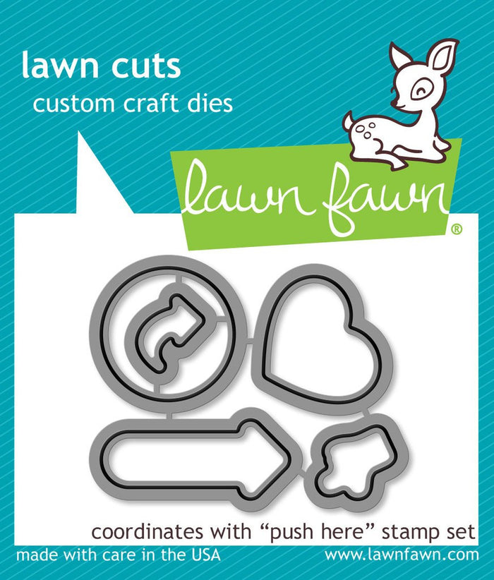 Lawn Fawn - PUSH HERE - Lawn Cuts Dies