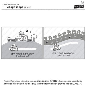 Lawn Fawn - VILLAGE SHOPS - Clear Stamps Set