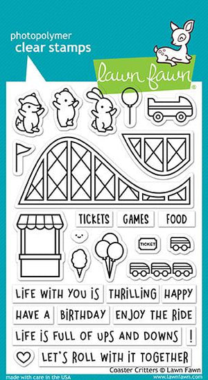 Lawn Fawn - COASTER CRITTERS - Stamp Set