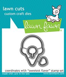 Lawn Fawn - SWEETEST FLAVOR - Lawn Cuts Dies