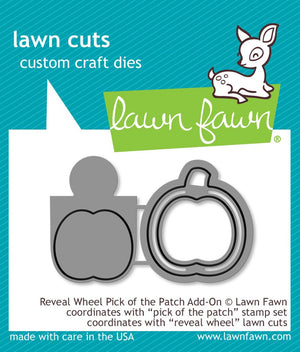 Lawn Fawn - REVEAL WHEEL PICK OF THE PATCH ADD-ON - Die set