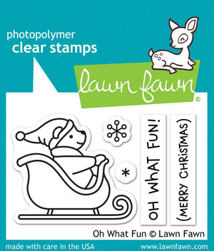 Lawn Fawn - OH WHAT FUN - Stamp set