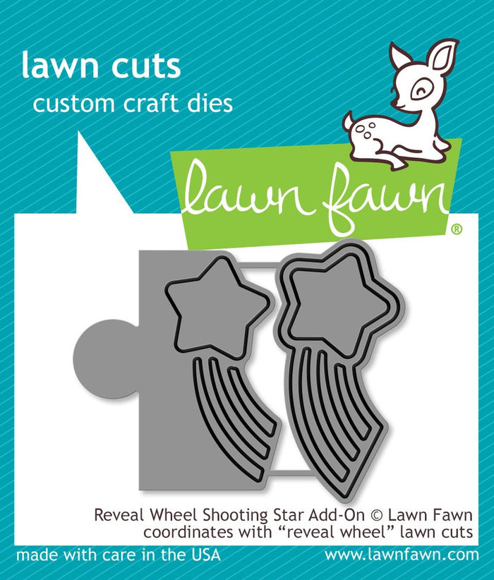 Lawn Fawn - REVEAL WHEEL SHOOTING STAR ADD-ON - Die set *