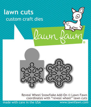 Lawn Fawn - REVEAL WHEEL SNOWFLAKE ADD-ON - Die set