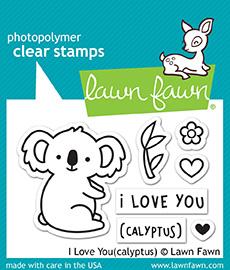 Lawn Fawn - I LOVE YOU(CALYPTUS) - Clear Stamps Set