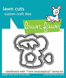 Lawn Fawn - I LOVE YOU(CALYPTUS) - Lawn Cuts Dies