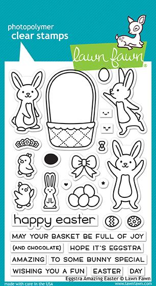 Lawn Fawn - EGGSTRA AMAZING EASTER - Clear Stamps Set
