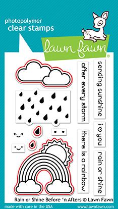 Lawn Fawn - RAIN OR SHINE Before 'n Afters - Lawn Cuts Dies
