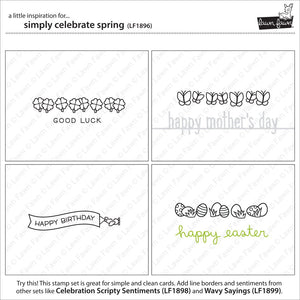 Lawn Fawn - SIMPLY CELEBRATE SPRING - Clears Stamps Set