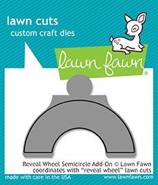 Lawn Fawn - REVEAL WHEEL SEMICIRCLE ADD-ON - Lawn Cuts DIES - Semi Circle
