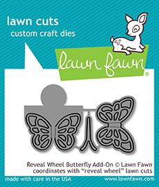 Lawn Fawn - REVEAL WHEEL BUTTERFLY ADD-ON - Lawn Cuts DIES