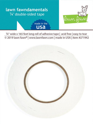 Lawn Fawn - DOUBLE SIDED TAPE 1/4 IN wide - 165 Ft Long