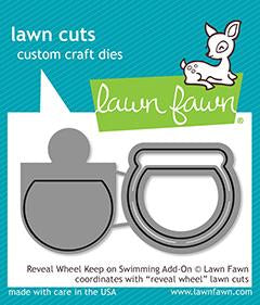 Lawn Fawn - Reveal Wheel Keep On Swimming ADD-ON - Die Set