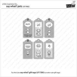 Lawn Fawn - Say What? PETS - Stamp Set