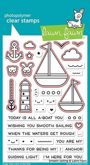 Lawn Fawn - Smooth Sailing - Stamp Set