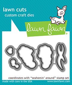 Lawn Fawn - Seahorsin Around - Die Set