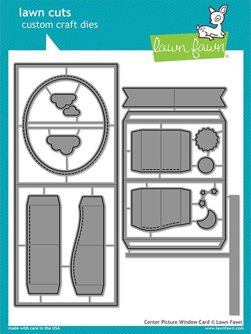 Lawn Fawn - Center Picture Window CARD - Die Set