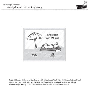 Lawn Fawn - Sandy Beach Accents - Die Set