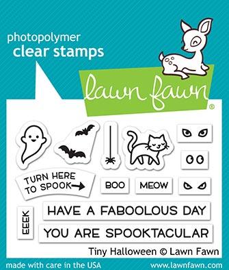 Lawn Fawn - TINY HALLOWEEN - Clear Stamps Set