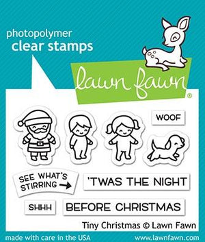 Lawn Fawn - TINY CHRISTMAS - Clear Stamps set