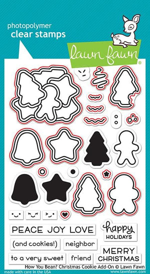 Lawn Fawn - How You Bean? CHRISTMAS COOKIE Add-On - Lawn Cuts Dies set