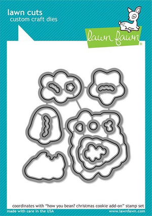 Lawn Fawn - How You Bean? CHRISTMAS COOKIE Add-On - Lawn Cuts Dies set