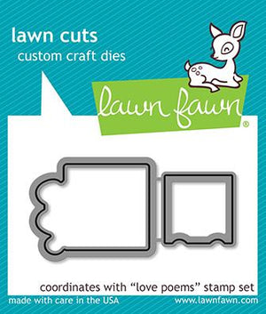 Lawn Fawn - LOVE POEMS - Lawn Cuts Die