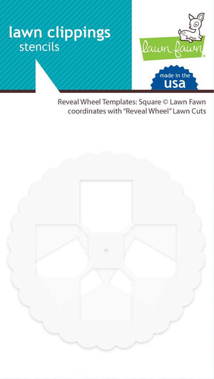 Lawn Fawn - Reveal Wheel TEMPLATE: SQUARE - Die Set