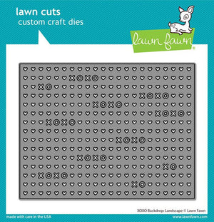 Lawn Fawn - XOXO Backdrop: LANDSCAPE - Lawn Cuts Die - 30% OFF!