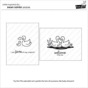 Lawn Fawn - SWAN SOIRÉE - Stamps Set
