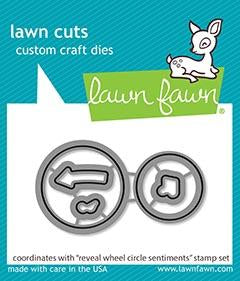 Lawn Fawn - Reveal Wheel CIRCLE SENTIMENTS - Die Set