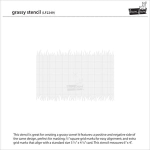 Lawn Fawn - Stencil GRASSY