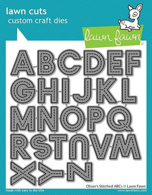 Lawn Fawn - OLIVER'S STITCHED ABC's - Die Set