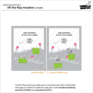 Lawn Fawn - LIFT THE FLAP MEADOW - Die Set