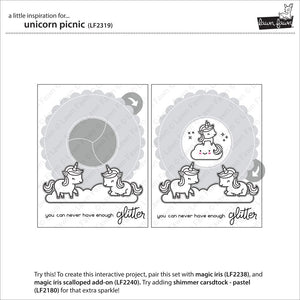 Lawn Fawn - UNICORN PICNIC - Stamps set