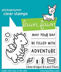 Lawn Fawn - LITTLE DRAGON - Stamps Set