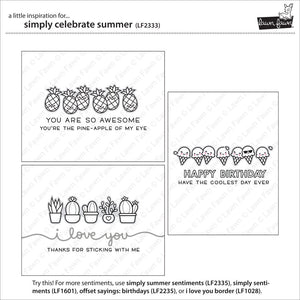 Lawn Fawn - Simply Celebrate SUMMER - Stamps Set