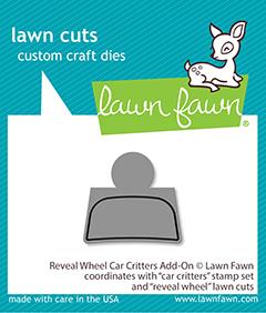 Lawn Fawn - Reveal Wheel CAR CRITTERS Add-On - Die