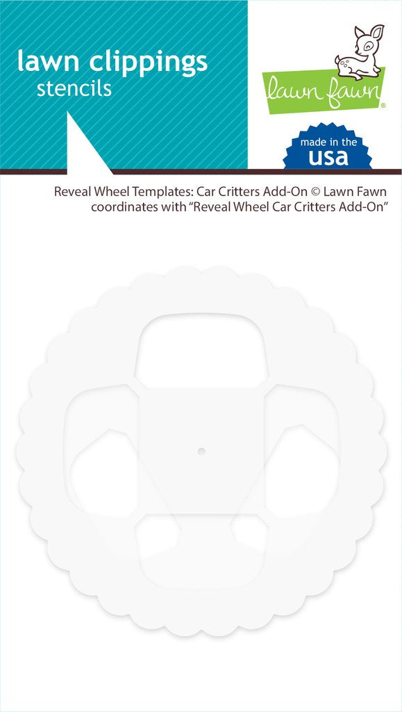 Lawn Fawn - Reveal Wheel CAR CRITTERS Template