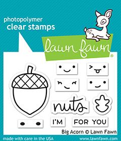 Lawn Fawn - BIG ACORN - Stamps Set