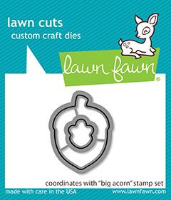 Lawn Fawn - BIG ACORN - Dies Set