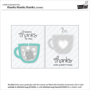 Lawn Fawn - THANKS THANKS THANKS - Stamps Set