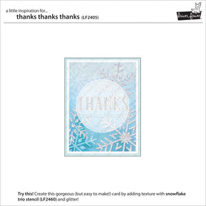 Lawn Fawn - THANKS THANKS THANKS - Stamps Set