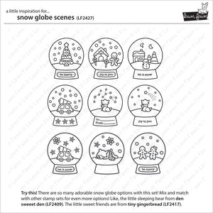 Lawn Fawn - SNOW GLOBE SCENES - Stamps Set