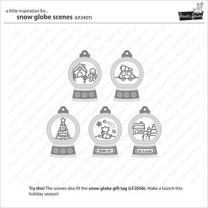 Lawn Fawn - SNOW GLOBE SCENES - Stamps Set