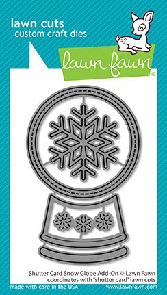 Lawn Fawn - Shutter Card SNOW GLOBE ADD-ON - Dies Set